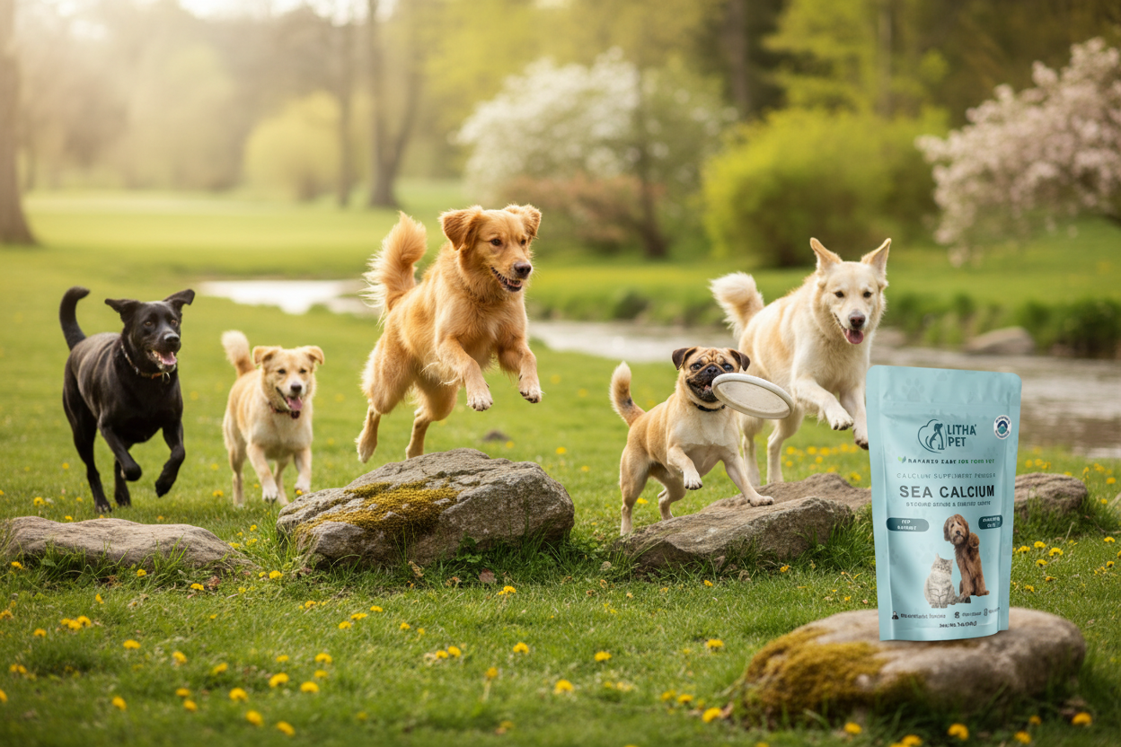 Aktif köpekler ve SEA CALCIUM - Güçlü eklemler