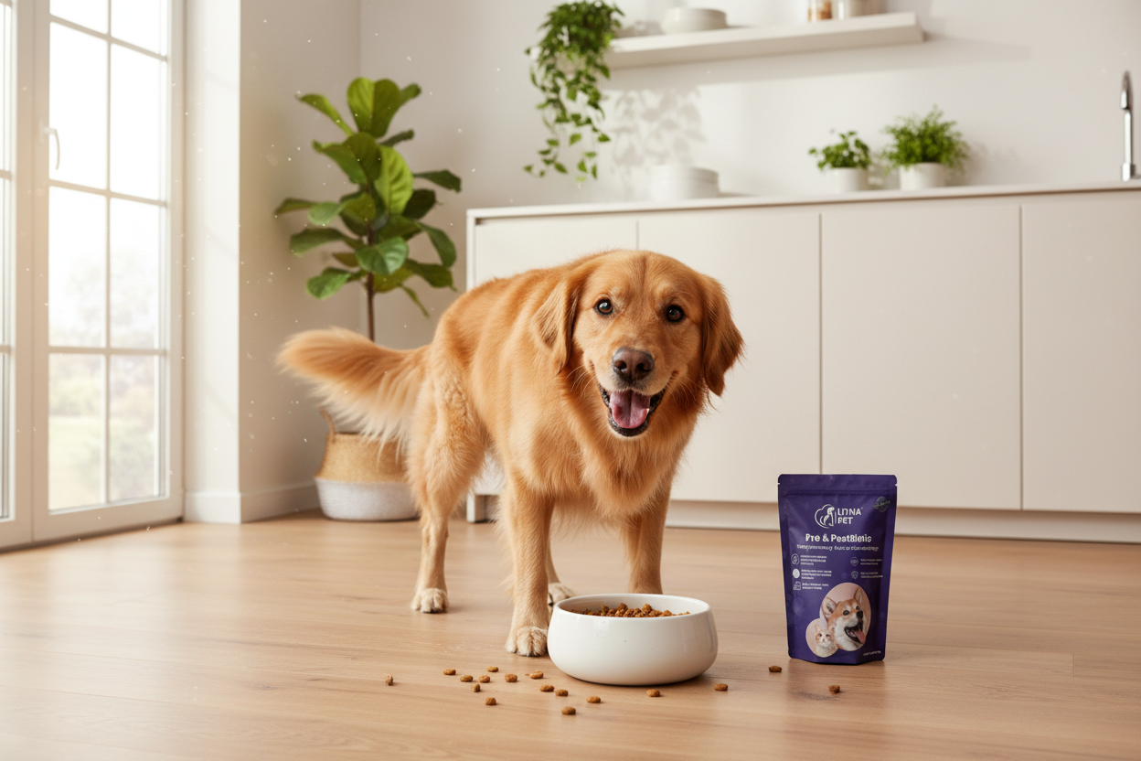 Mutlu bir köpek, huzurlu bir ev